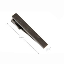 Make Custom Black Plated Tie Clip/Tie Bar/Tie Pin Manufacturers