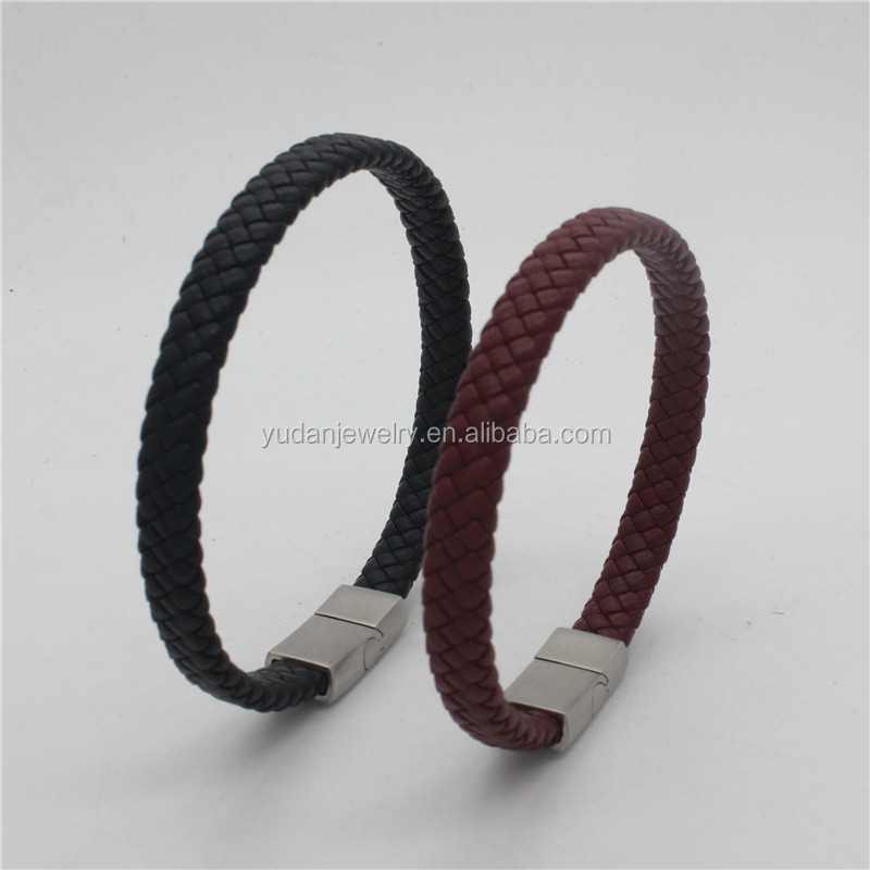 China Manufacturer wholesale buckle leather bracelet