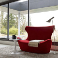 Two Seater Love Papilio Sofa In Red