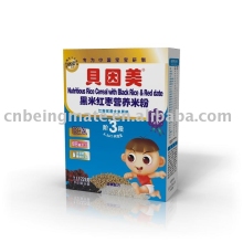 Infant Nutrtious Rice Cereal( Black Rice &amp; Red Date Stage 3)