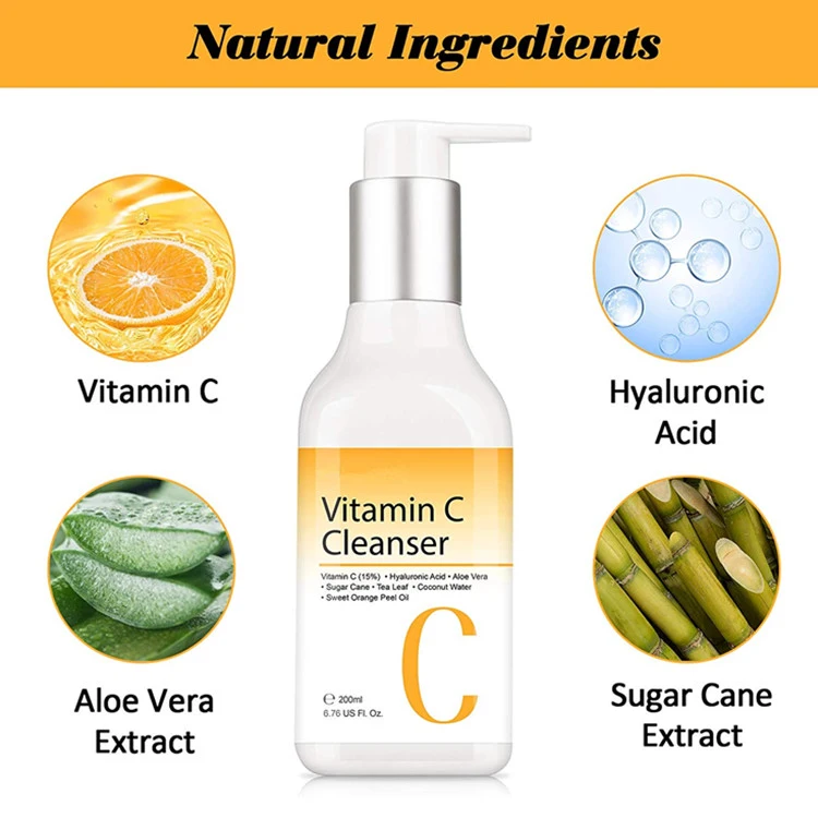 Natural Ingredients Vitamin C Cleanse & Hydrating Facial Cleanser