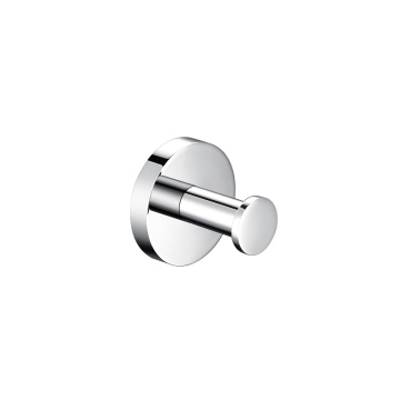 Moon robe hook supporting chrome