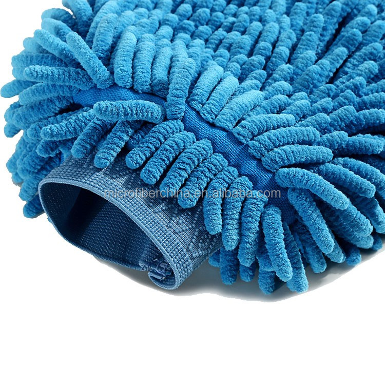 chenille cleaning mitt