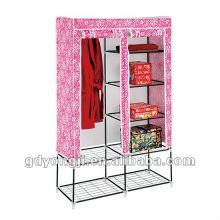 DC-846H TWO DOOR WARDROBE METAL FOLDING WARDROBE