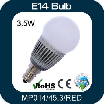 Red Light 3W E14 LED Bulb