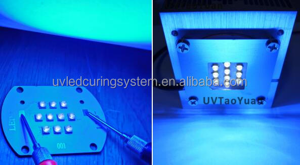 Uva diode 25w 50w 395nm high power Uv Led module ultraviolet array fast curing system light source