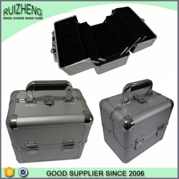 Portable multifuntional aluminum cosmetic bags cases