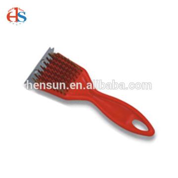 Outdoor BBQ Grill Cleaning Brush with PP Handle