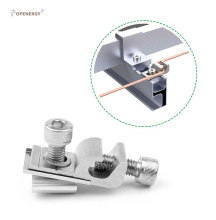Solar Weeb Grounding Clip for PV Panel Mounting System