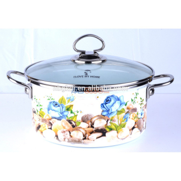 wholesale custoized enamel pot & enamel Soup & Stock Pots