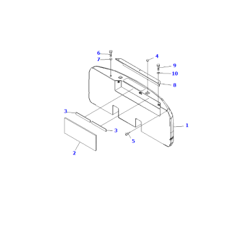 PC200-7 Berat Badan 206-46-74110 Komatsu Excavator