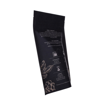 Biodégradable Corn Starch Kraft Paper Valve Sac de café droit