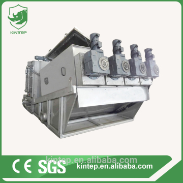 chemical sludge treatment screw filter press