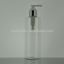 300ML flat shoulder plastic clear PET bottle