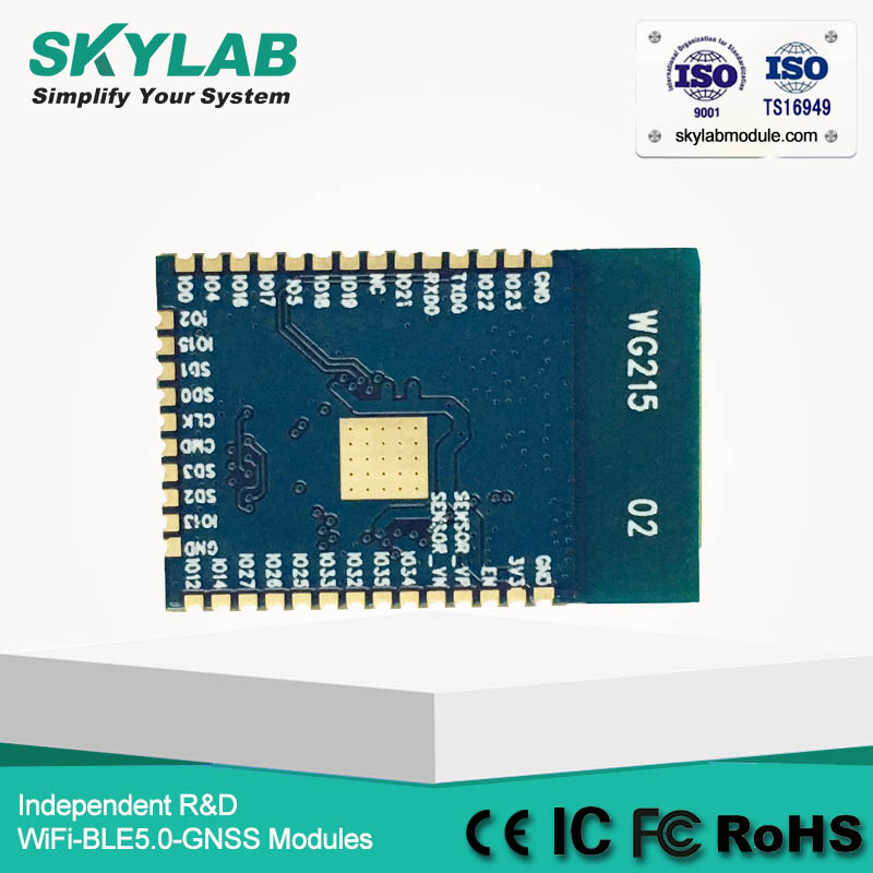 SKYLAB Express-if PCB Antenna 2UART/SDIO/SPI/ADC/PWM ESP32 Audio Spi A2Dp Spp Hid Wifi Bluetooth Module for Home automation
