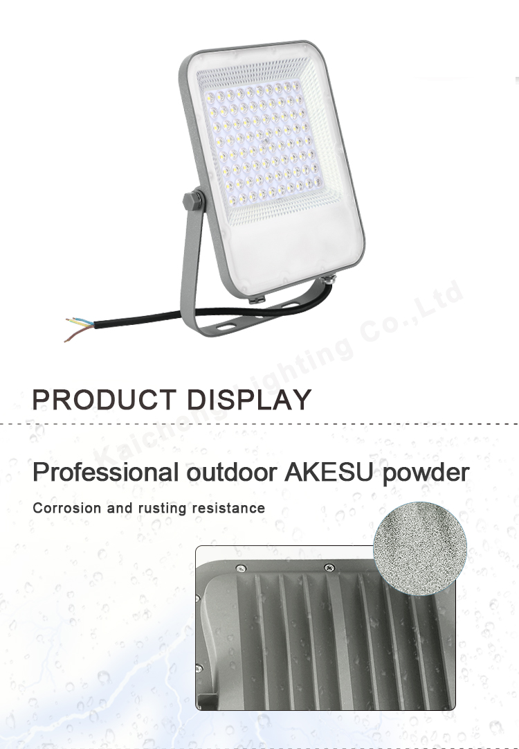 KCD 2020 Hot Die Cast Aluminum ip65 ultra slim 200W outdoor led flood light