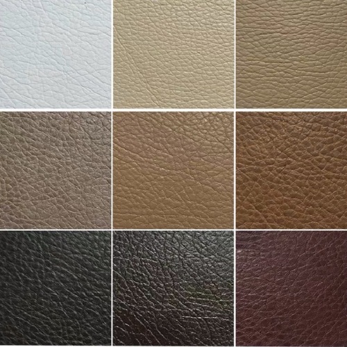 Soft Classical Embossed Lichee PU Leather for Curtain