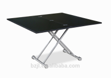 Folding dining table adjustable height dining table wood dining table