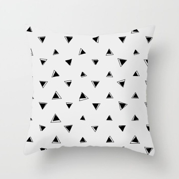 Nordic Digital Printing Geometric Fragment Pattern Pillow