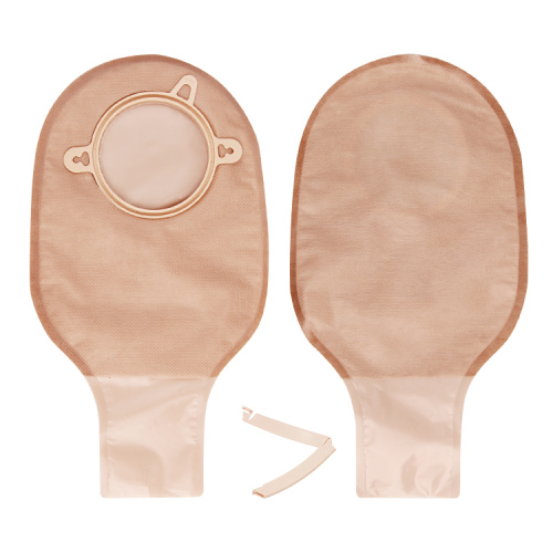 Two-piece Ostomy Waste Drainable Bag with Clamp Closure