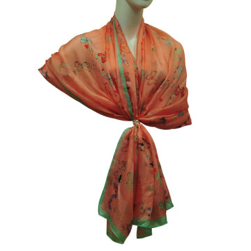 Wholesale personalized butterfly silk scarf