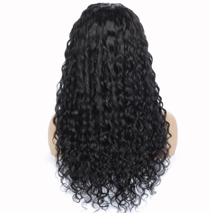 Good Quality  Brazilian Kinky Straight Human  HD Transparent 5x5 Lace Closure Glueless Virgin Hair Wigs for Black Women