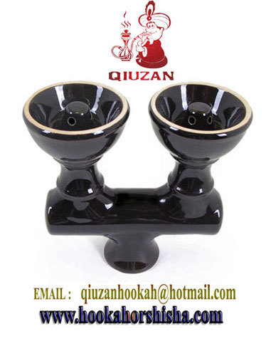 Double Head Hookah Ceramic Bowl Hookah Accessories