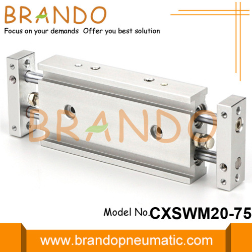 SMC Type CXSWM20-75 Dual Rod Air Pneumatic Cylinder