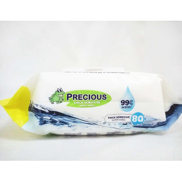 99% oczyszczające chusteczki dla niemowląt za pomocą plastikowej pokrywki