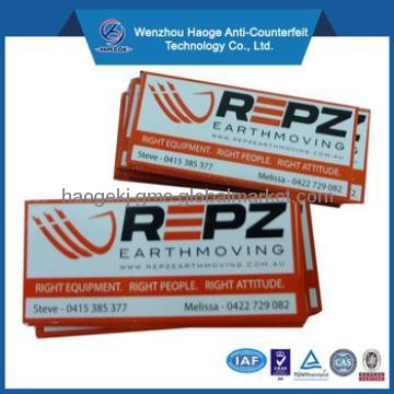 Frigo magnetico business card