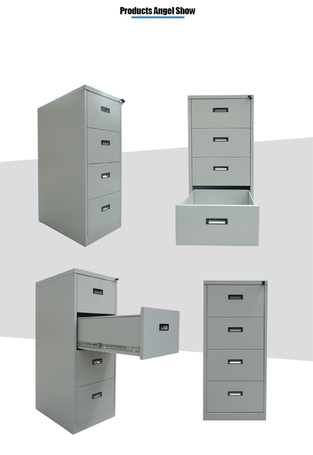 4 layer steel drawer cabinet 