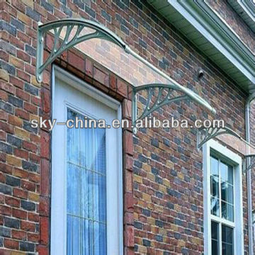 High impact strength aluminum frame stainless steel canopy