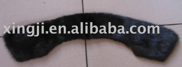 Mink fur collar