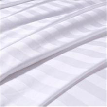 140x110 satin stripe bleached fabrics