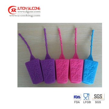 Flower silicone perfume case used in car, perfume bottle bag, perfume box case