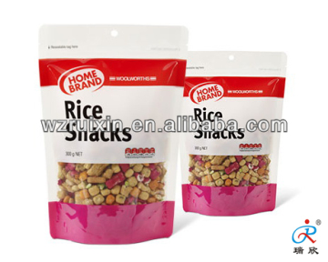 snack pacakging, Stand up Bag for food packing