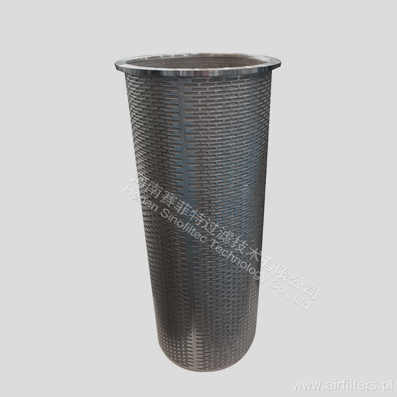 Sintered Mesh Filter Element With Performated Sheet