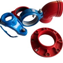 FM UL Approved Ductile Iron Grooved Pipe Fitting - Rigid Grooved Coupling