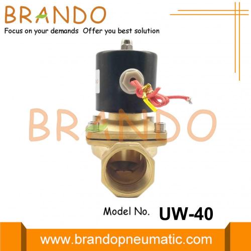 1 1/2 &#39;&#39; 2W400-40 Pirinç Solenoid Valf 24V 220V