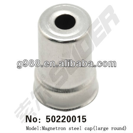 Magnetron steel cap large round