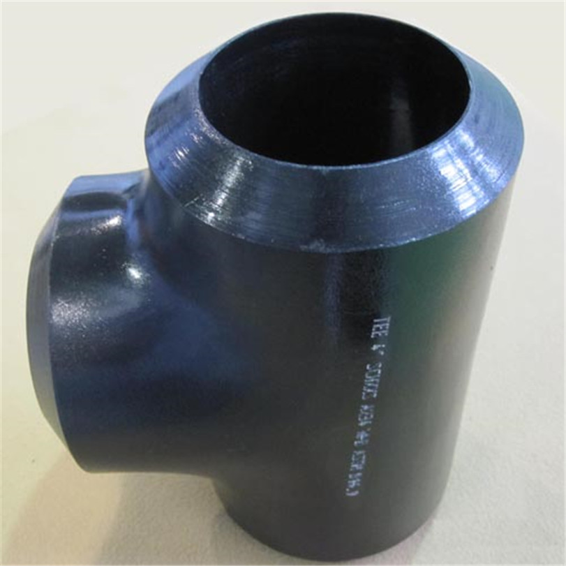 DN250 Reduction Tee Black Carbon STEEL