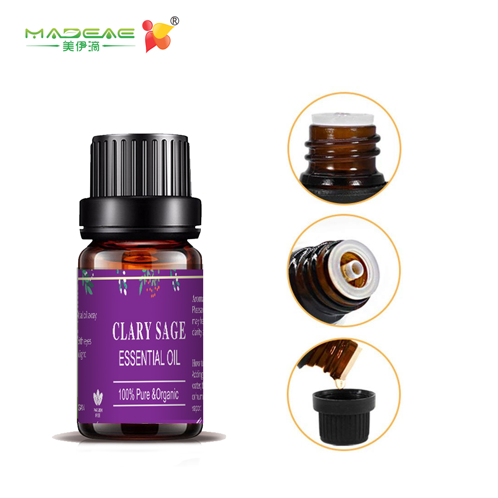 OEM10ML Asili Clary Sage Mafuta Muhimu kwa Diffuser