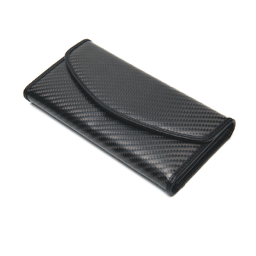 Carbon fiber women wallet