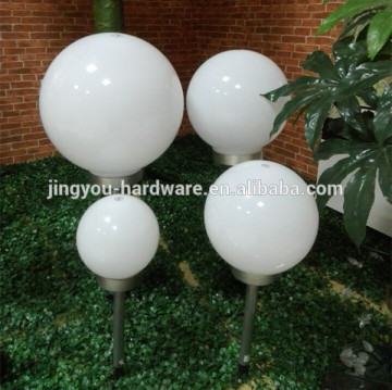 waterproof plastic globe solar outdoor ball light