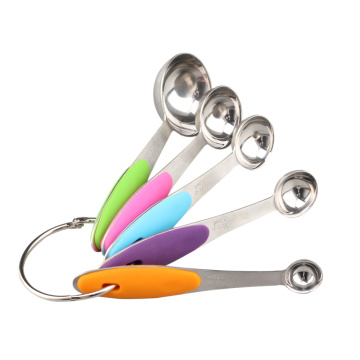 Stainless Steel Measuring Spoon 5 Piece Stackable Set