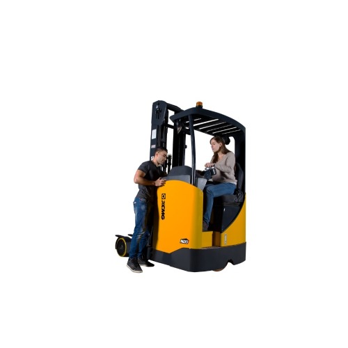 XCMG 2ton duduk truk jangkauan listrik forklift