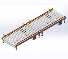Transporte Banda Pallets: Roller Conveyor for Pallets