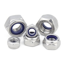DIN 985 A4-80 Stainless Steel Hex Locking Nylon Insert Nut