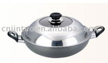 Aluinum Non stick Ceramic Wok