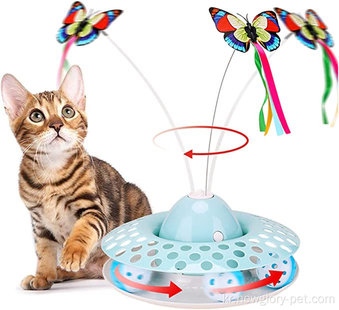 재미있는 자동 전기 고양이 장난감